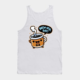 Brew-tiful Day: Sip, Smile, and Conquer Tank Top